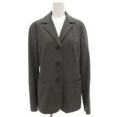 セオリー Theory テーラードジャケット 3B 背抜き ノーベント ウール 2 グレー /GV