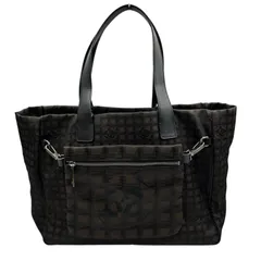 シャネル CHANEL トートバッグ ニュートラベルライン 2way ショルダーバッグ A26156 ナイロン/レザー ブラウン×ブラック レディース