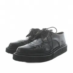 サンローラン パリ SAINT LAURENT PARIS クリーパー  creepers ローファー ポインテッドトゥ レザー 37 黒 ブラック 362303 /AN83