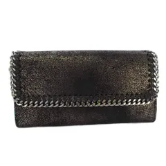 ステラマッカートニー STELLA McCARTNEY ファラベラ 長財布 二つ折り 黒 ブラック /TK