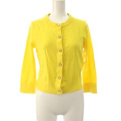 ケイトスペード KATE SPADE カーディガン XS 黄色 /JP