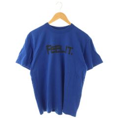 サカイ sacai サンプル品 eric haze Tシャツ カットソー ロゴ 青 黒 /CX ■OS ■SH