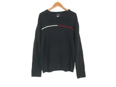 k05250715025　TOMMY JEANS　Mサイズ程度　紺×白×赤　　トップス　ニットorセーター　秋冬