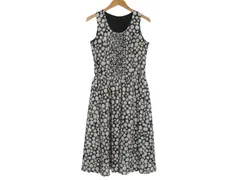 k05250715001　PLACE PAUSE　サイズ表記無し　黒×白×茶　　ワンピース or ドレス　ワンピース　春夏