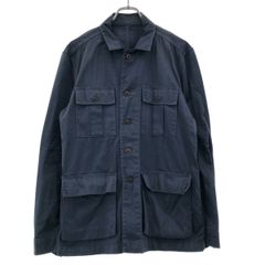 美品】ナノユニバース × リングヂャケット 綿麻 サファリジャケット
