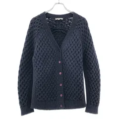 CARVEN カルヴェン ケーブルニットカーディガン  ネイビー S