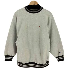 チャンピオン Champion USA製 刺繍タグ REVERSE WEAVE リブライン 目あり クルーネックスウェット メンズ import：XL 