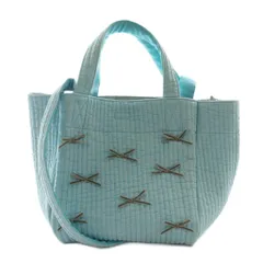 ジプソフィア gypsophila Town Bag S 2WAYバッグ ハンド ショルダー リボン 水色 ライトブルー /AQ ■OS
