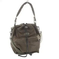 ダントン DANTON ハンドバッグ ワンハンドル ショルダーバッグ 2WAY 巾着 カーキ /YO3