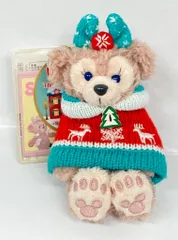 東京ディズニーシー ぬいぐるみストラップ Duffy's Christmas 2011 シェリーメイ(緑系ニット/トナカイ)/Home Sweet Christmas 2011