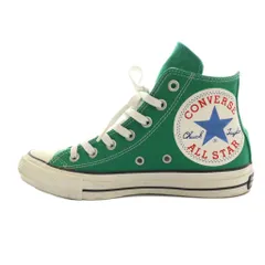 コンバース CONVERSE オールスター ALL STAR ハイカットスニーカー US5 24cm 緑 グリーン 白 ホワイト /SS ■OS