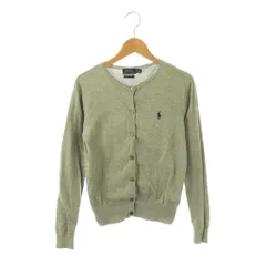 ポロ ラルフローレン POLO RALPH LAUREN ピーマコットンカーディガン ニット XS グレー /ES ■OS