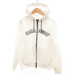 キャロウェイ CALLAWAY ジップパーカー ジャケット ロゴ ワッフル L 白 ホワイト /JS ■GY61のサムネイル