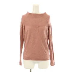 23区 オンワード樫山 ニット セーター ウール 38 ピンク ボートネック リブ編み 長袖 /LP ■GY58