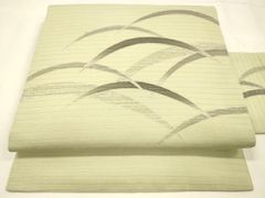夏物 八寸名古屋帯 正絹 絽綴れ 中古品 オフホワイトso448 - メルカリ