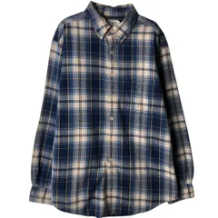 古着 90年代 ジェイクルー J.Crew 長袖 ライトネルチェックシャツ メンズL相当 ヴィンテージ/eaa619770