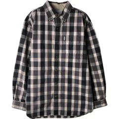 古着 カーハート Carhartt RELAXED FIT オンブレチェック 長袖 ボタンダウン ワークシャツ メンズL相当/eaa619773