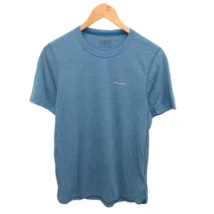 パタゴニア Patagonia メンズ・ショートスリーブ・ナイン・トレイルズ・シャツ Tシャツ カットソー 半袖 ロゴ S 水色 23470 ■IBO90