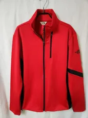 ザノースフェイス レッド ジップアップ