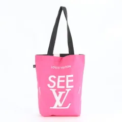 美品 ルイヴィトン SEE LV 展 東京限定 ピンク トート バッグ 肩掛け ショルダー ハンド A4 レディース EUM DP34-7【中古】
