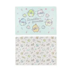 すみっコぐらし ランチョンマット 2枚セット 40×60cm 女の子 給食 幼稚園 小学校 入園 入学 準備 遠足 ピクニック ポリエステル 大きめサイズ 洗い替え便利