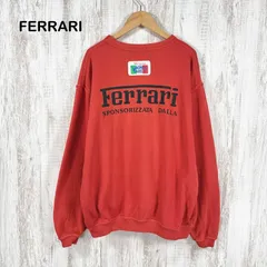 90s 古着 MAGNETI MARELLI FERRARI マニエティマレリフェラーリ ロゴ刺繡 スウェット トレーナーのサムネイル