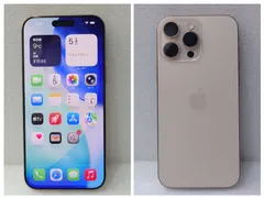 61-17 Apple iPhone16ProMax 256GB 本体 日本国内販売モデル デザートチタニウム  本体 SIMフリー バッテリー容量100％【中古品】