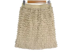 k03250812106　spick and span　サイズ表記無し　Beige　Ｍサイズ程度　スカート　ミニスカート　春夏