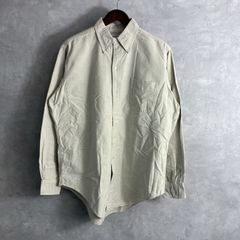 EMPORIO ARMANI】リネンブレンド マジックテープフライ 比翼シャツ 