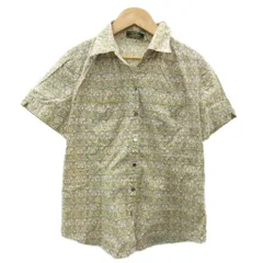 レリアン Leilian シャツ ブラウス 11 オレンジ 花柄 スキッパーカラー /YS51 ■ECC001