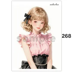 オリジナル人物ステッカー【268】