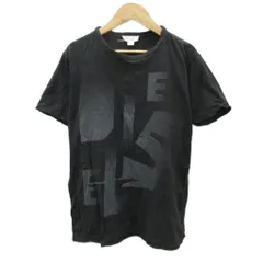 ディーゼル DIESEL Tシャツ カットソー M 黒 ブラック ラウンドネック ダメージ加工 /YS11 ■ECC001