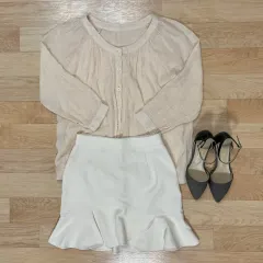 ブラウス ミニスカート フラット靴 まとめ売り