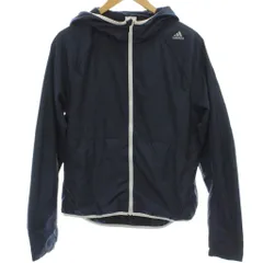 アディダス adidas パーカー 上着 OT 紺 ネイビー ウィンドブレーカー /GG ■ECD001