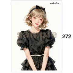 オリジナル人物ステッカー【272】