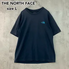 THE NORTH FACE ザノースフェイス NT32349 ショートスリーブ バンダナ スクエア ロゴ ティー ネイビー 紺 半袖 Tシャツ カットソー ペイズリー プリント 速乾 クルーネック トップス アウトドア Lサイズ ★ ■◆