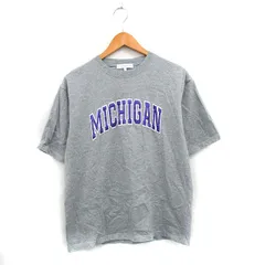 ユナイテッドアローズ A DAY IN THE LIFE UNITED ARROWS カットソー Tシャツ 半袖 コットン 文字 S グレー 灰 /KT8