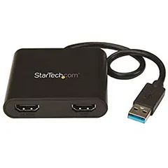 StarTech.com USB - デュアルHDMI ディスプレイ変換アダプタ USB 3.0 - HDMI 4K/30Hz USB32HD2