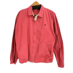 ポロバイラルフローレン Polo by RALPH LAUREN 80-90S USA製 ポニー刺繍 スウィングトップ ジャケット メンズ import：M 