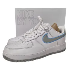 NIKE ナイキ AIR FORCE 1 LOW By You エア フォース 1 スニーカー HF0659-900 26.5cm ホワイト/ライトブルー メンズ