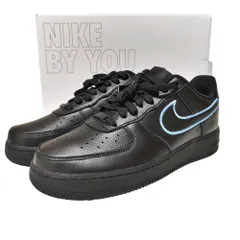 NIKE ナイキ AIR FORCE 1 LOW By You エア フォース 1 スニーカー HF0659-900 26.5cm ブラック/ライトブルー メンズ