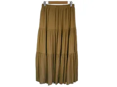 k05250801087　earth music&ecology　フリーサイズ　ブラウン系　　スカート　ロング/マキシ　通年