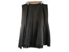 k05250801071　Aylesbury　Lサイズ　Brown　　スカート　ミディアム丈　秋冬