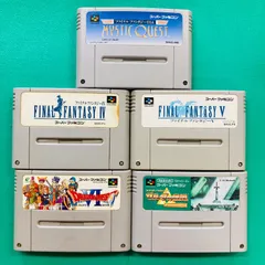 【カセットのみ５点セット】 スーパーファミコン ファイナルファンタジーUSA ミスティッククエスト ファイナルファンタジーIV ファイナルファンタジーV ドラゴンクエストVI 幻の大地 ゼルダの伝説 神々のトライフォース  SFC スーファミ