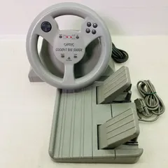 【基本ボタン動作確認済み】プレステ ハンドルコントローラー OPTEC COCKPIT BIG SHOCK ハンコン Playstation プレイステーション EP10