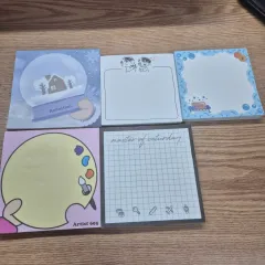 耳付きメモ用紙 メモ帳 ダイアリーデコ 5種 まとめ