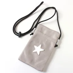 MNA26050 美品 CONVERSE TOKYO コンバーストウキョウ メッシュ ミニショルダーバッグ グレー