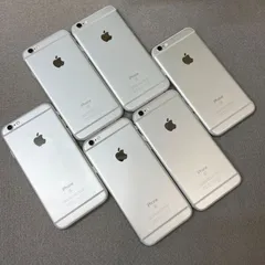 6台 バッテリー100% iPhone 6s 16GB シルバー 国内版 SIMフリー送料無料