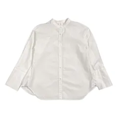 united arrows green label relaxing グリーンレーベルリラクシング バンドカラー 長袖 シャツ /ホワイト系 レディース