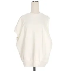 エンフォルド ENFOLD 21SS  DRY SWEAT Asymmetry Vest スウェット アシンメトリーベスト ノースリーブ 38 ホワイト 白 300ES980-2190のサムネイル